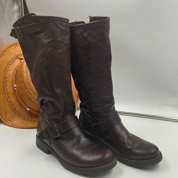 Frye Boots sz 5 1/2B Vintage Boots - Picture 1 of 12
